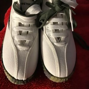 Tretorn Camo and White Cloth BNIB shoes
